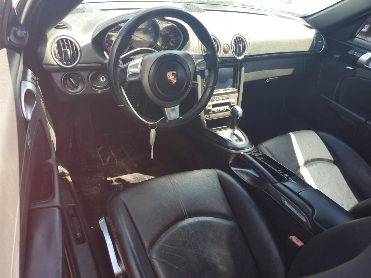 2008 Porsche Cayman Black vin: WP0AA29828U762336