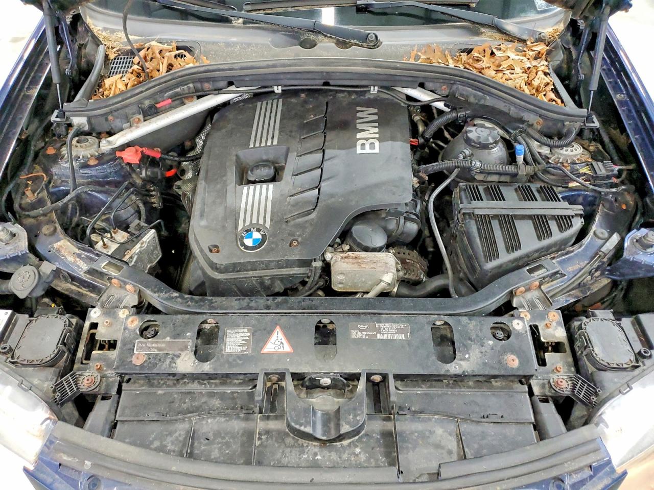 2011 Bmw X3 Xdrive28i Blue vin: 5UXWX5C5XBL706175