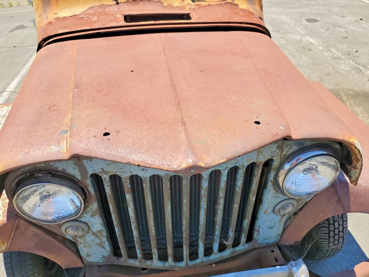 1963 Jeep Wrangler Willys 4wd Burn vin: 63245900