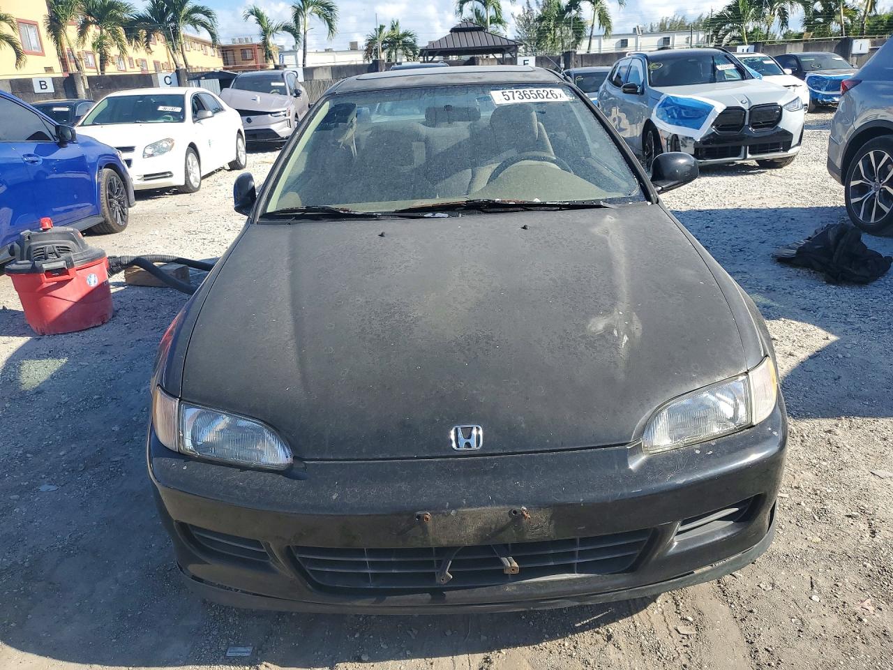 1993 Honda Civic Ex Black vin: 1HGEJ1251PL034041
