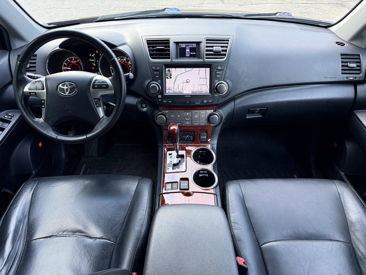 2012 Toyota Highlander Limited Black vin: 5TDDK3EH6CS150143