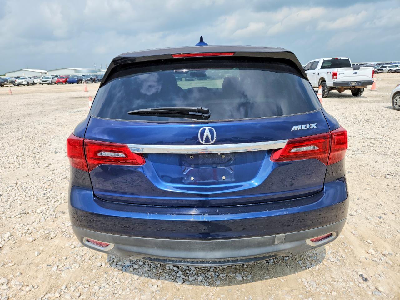 2015 Acura Mdx Technology Blue vin: 5FRYD3H43FB011082