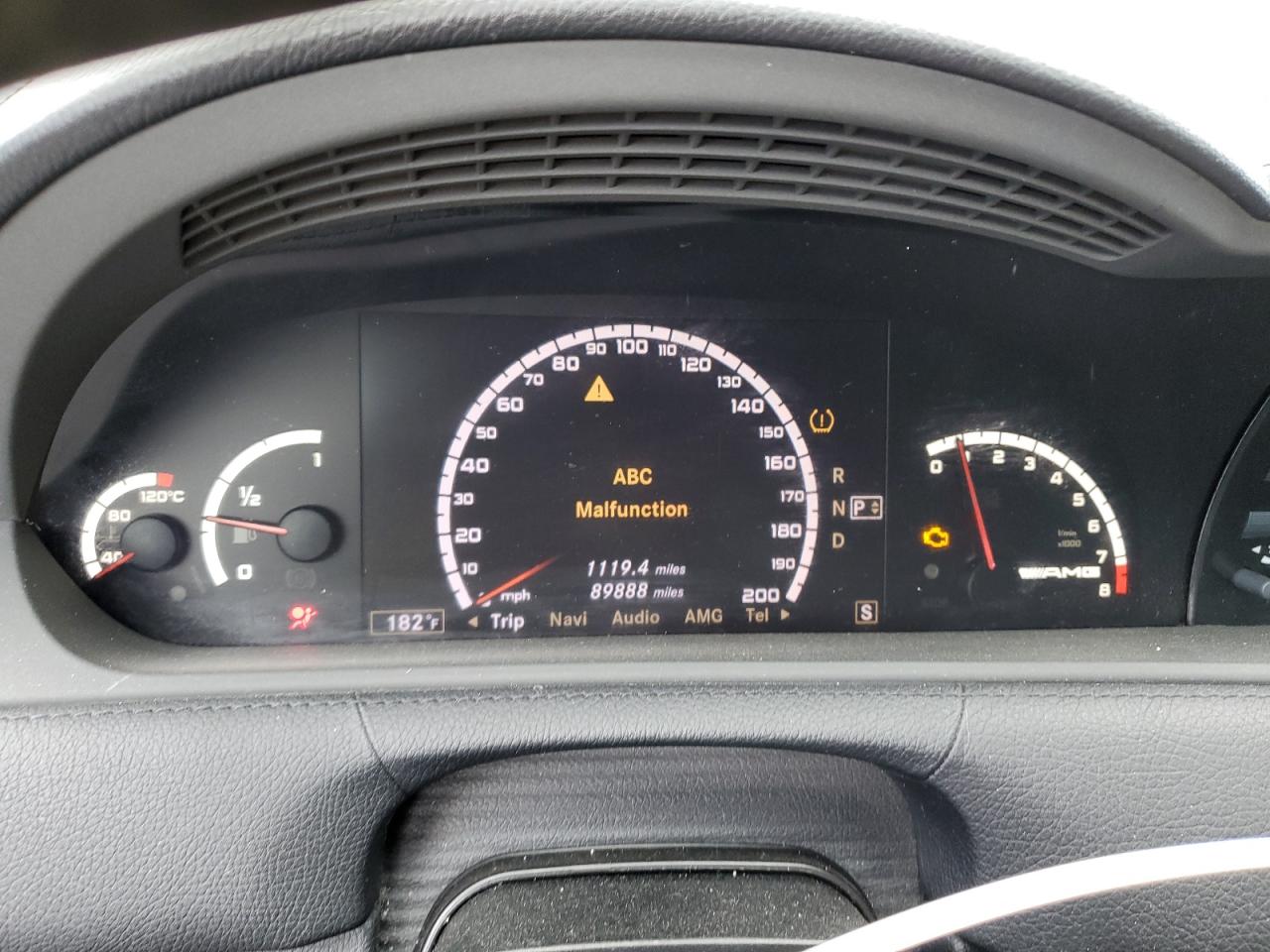 2009 Mercedes-benz Cl 63 Amg Black vin: WDDEJ77X69A021110