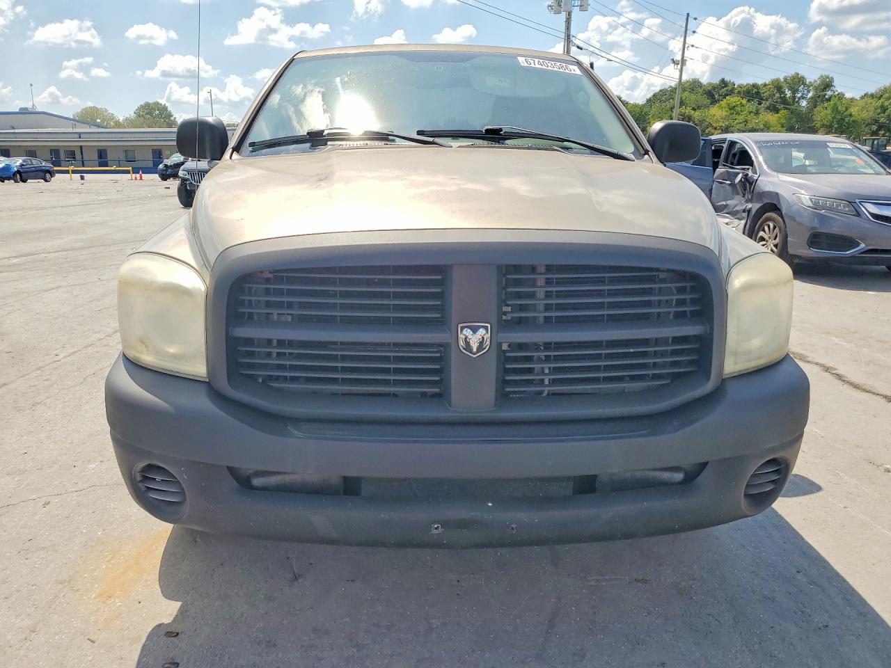 2008 Dodge Ram 1500 St Серый vin: 1D7HA18K48J212228