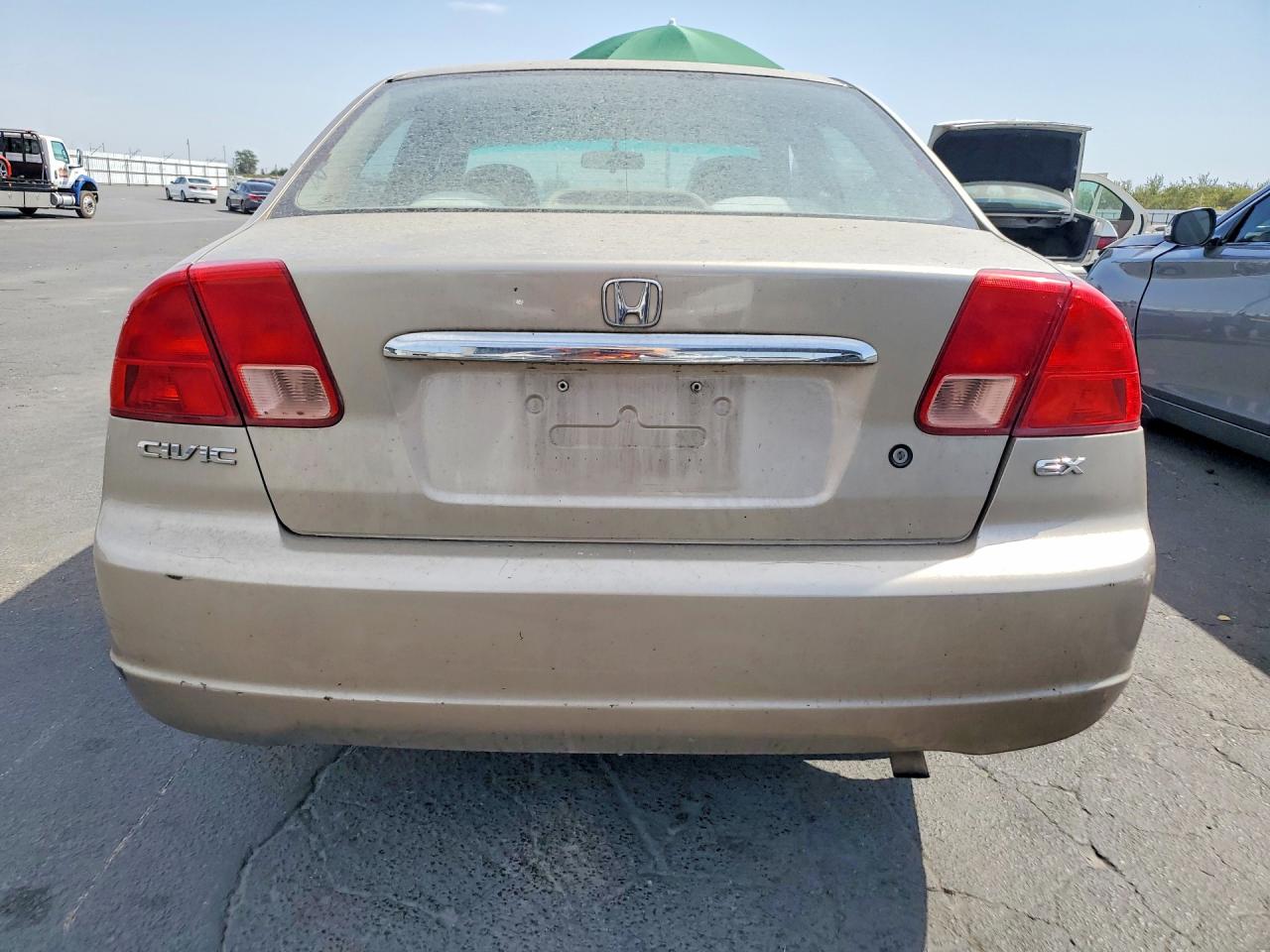 2002 Honda Civic Ex Tan vin: 2HGES26882H609510