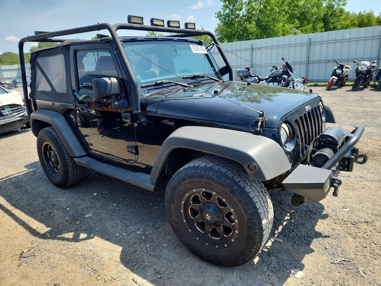 2012 Jeep Wrangler Sport Black vin: 1C4GJWAG2CL105328