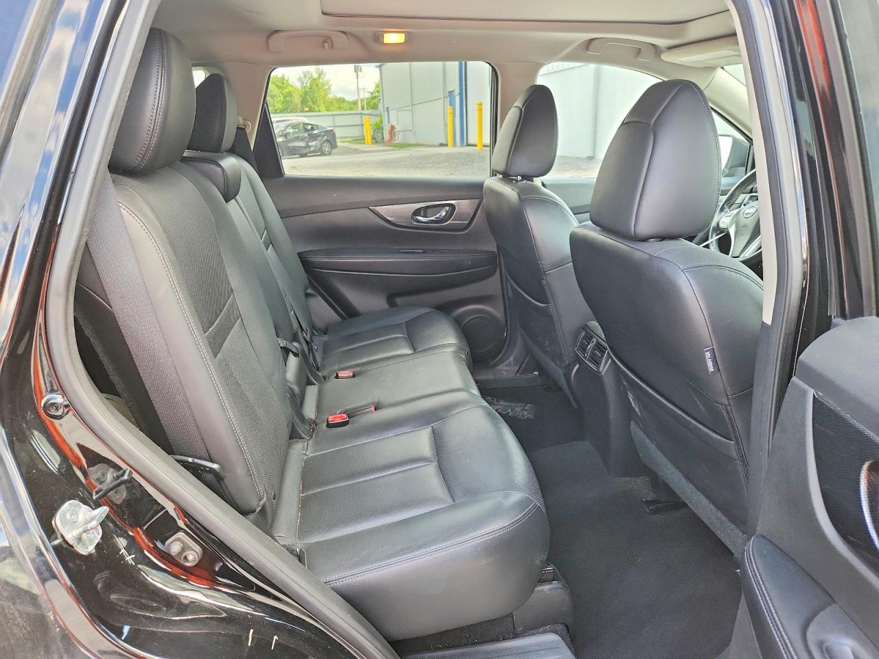 2014 Nissan Rogue Sl Black vin: 5N1AT2MV3EC811497