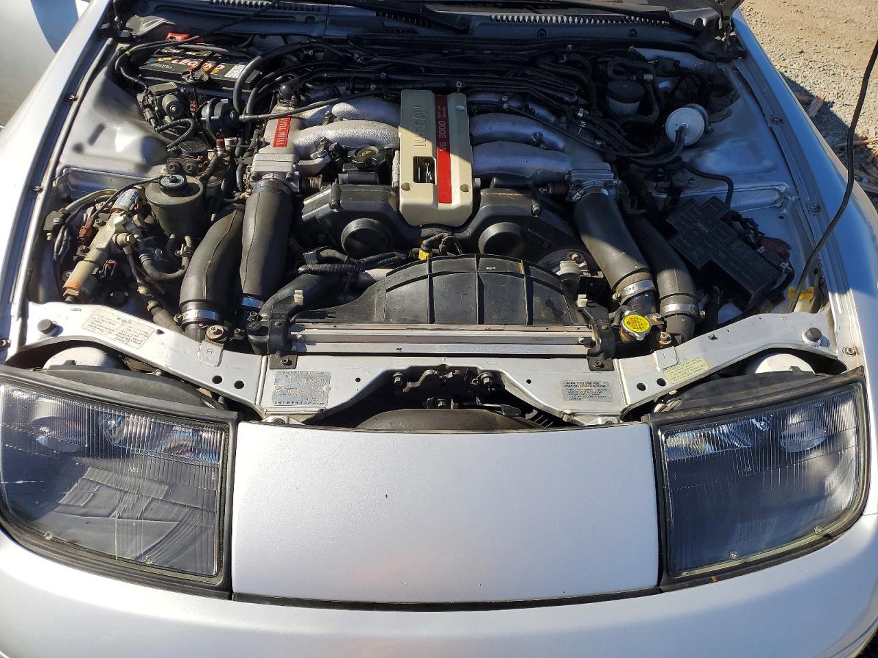 1990 Nissan 300zx Turbo Silver vin: JN1CZ24A7LX002747