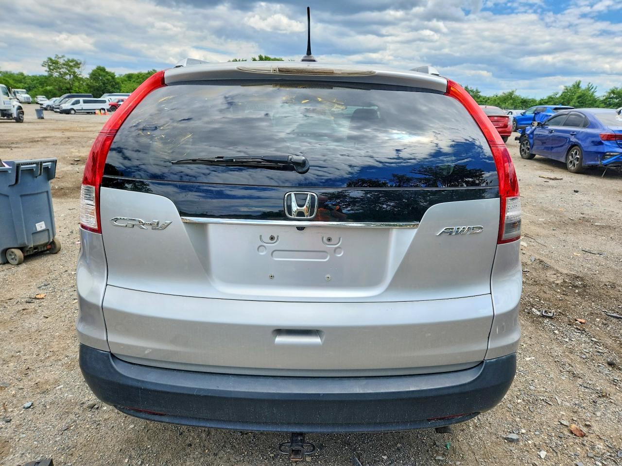 2012 Honda Cr-v Exl Серый vin: 2HKRM4H73CH618263