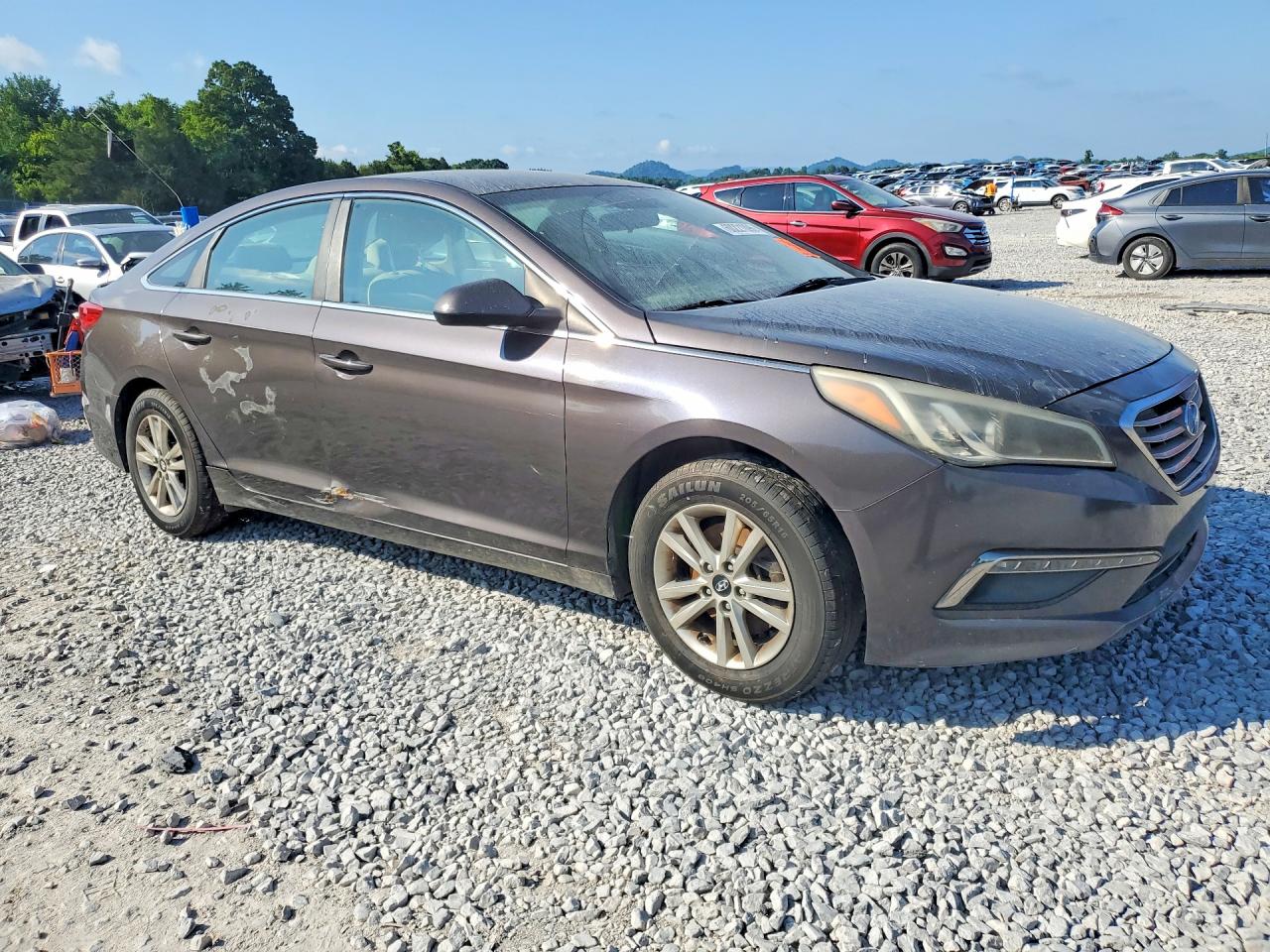 2015 Hyundai Sonata Se Коричневый vin: 5NPE24AF0FH067395