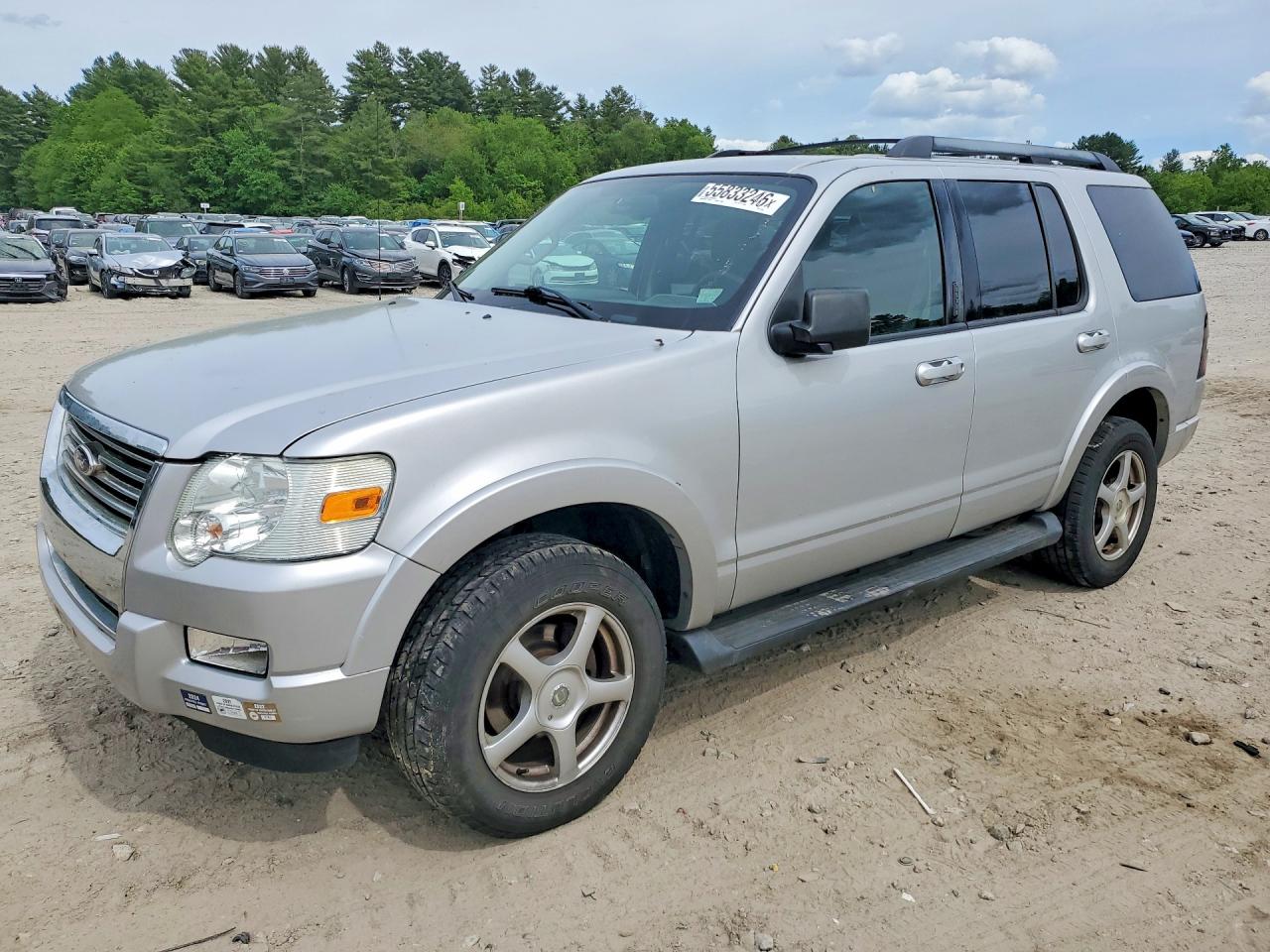 2009 Ford Explorer Xlt Silver vin: 1FMEU73E89UA17186