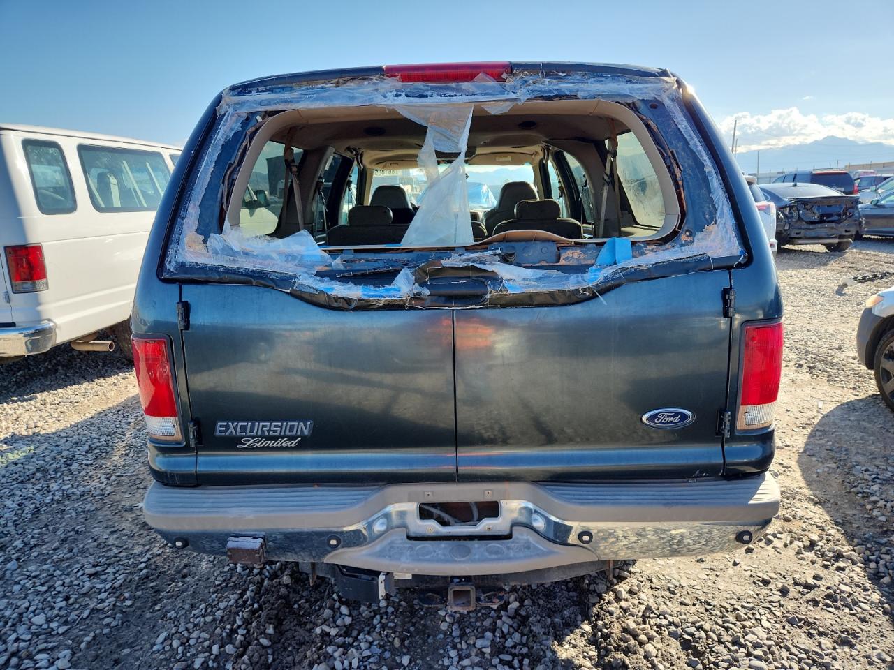 2000 Ford Excursion Limited Синий vin: 1FMNU42SXYEE50636