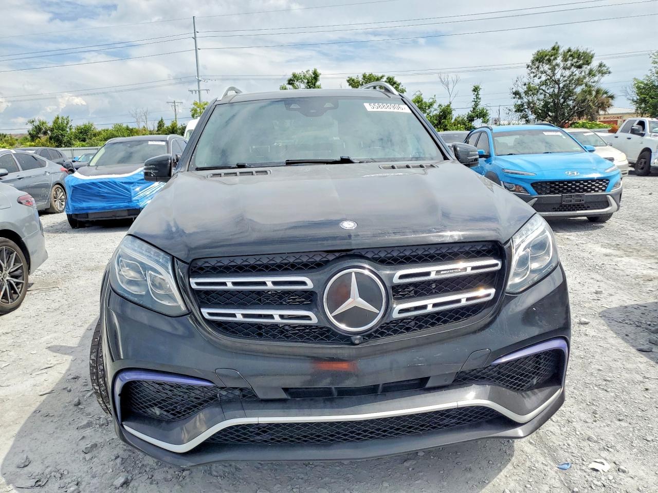 2017 Mercedes-benz Gls 63 Amg 4matic Black vin: 4JGDF7FE2HA773047