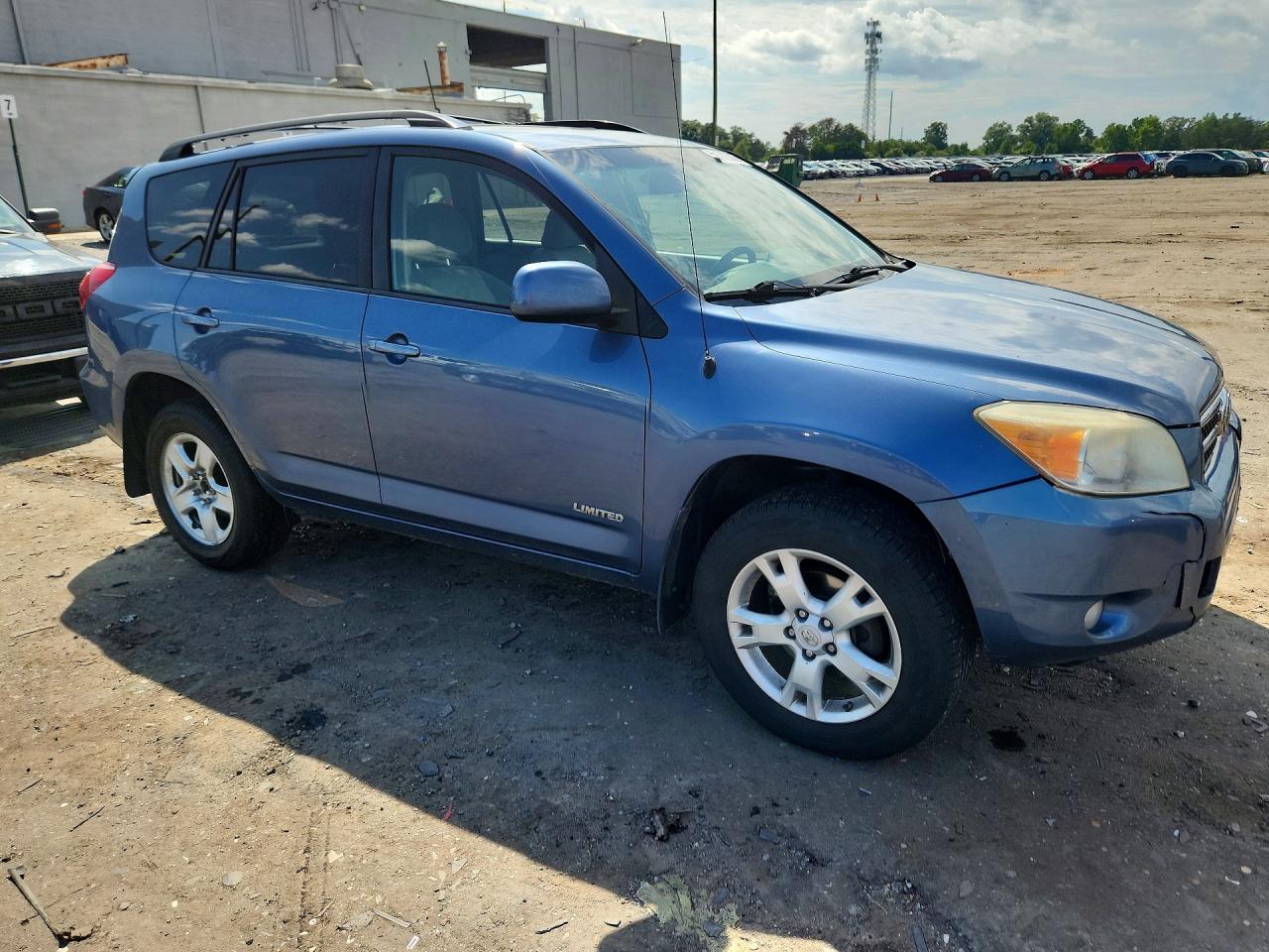 2007 Toyota Rav4 Limited Blue vin: JTMBK31V575012852