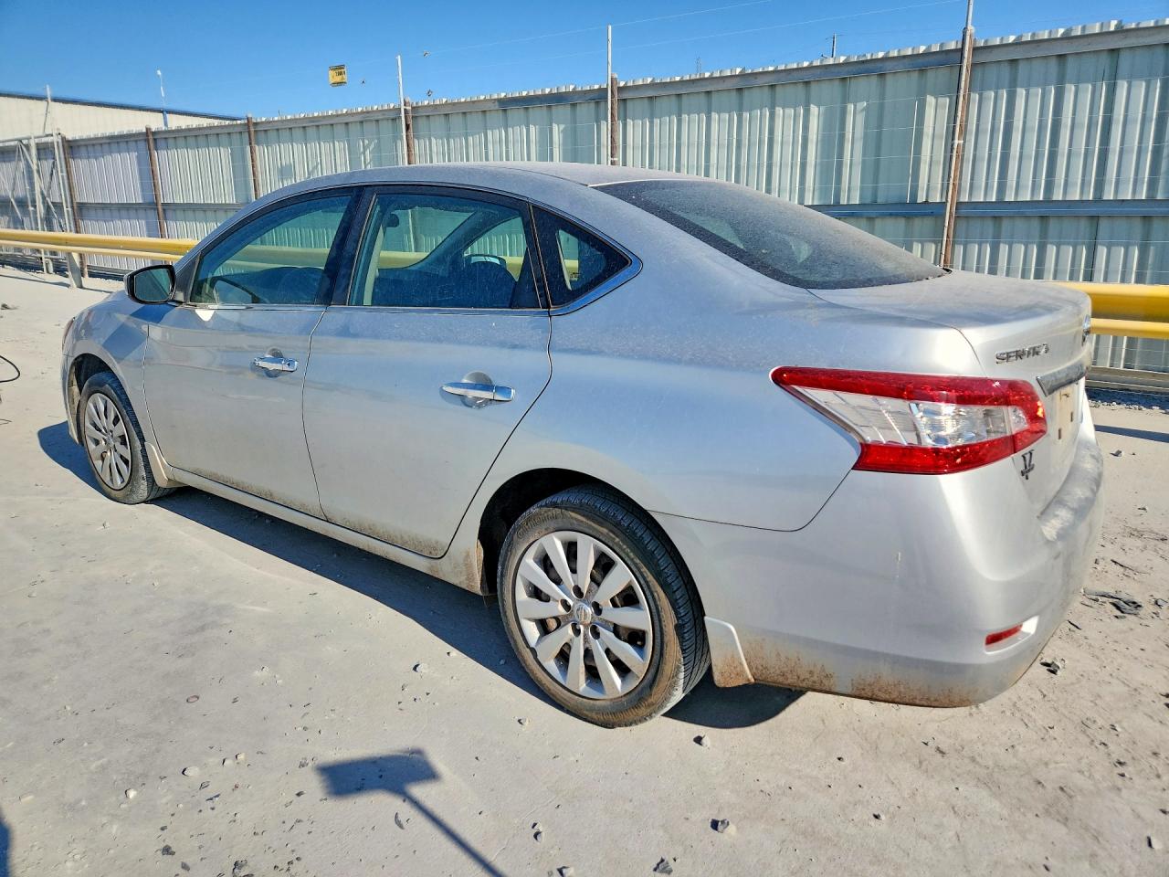 2014 Nissan Sentra Sv Silver vin: 3N1AB7AP0EY263978