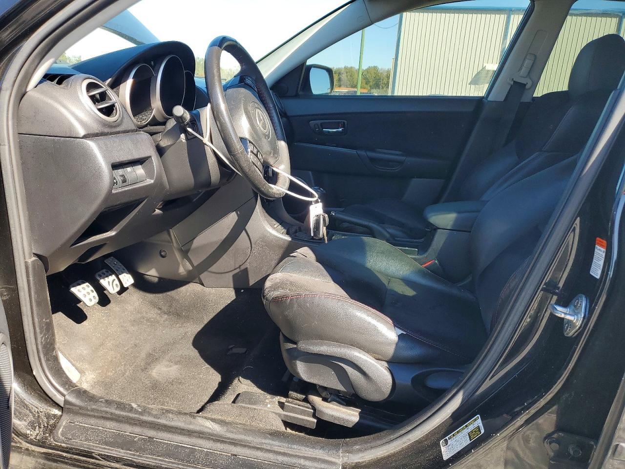 2008 Mazda Speed 3 Черный vin: JM1BK34L181160306