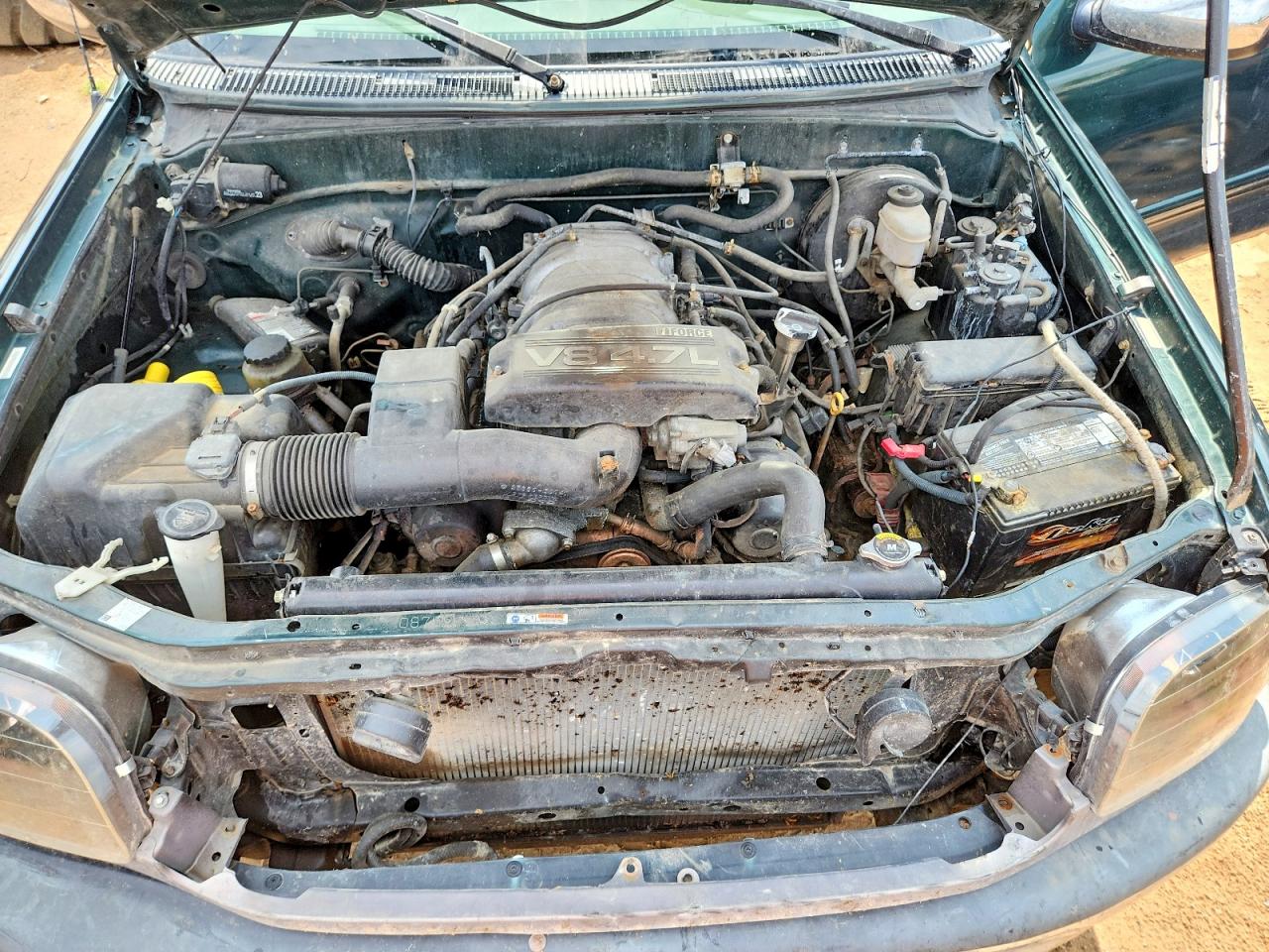 2001 Toyota Tundra Sr5 Green vin: 5TBBT441X1S202989