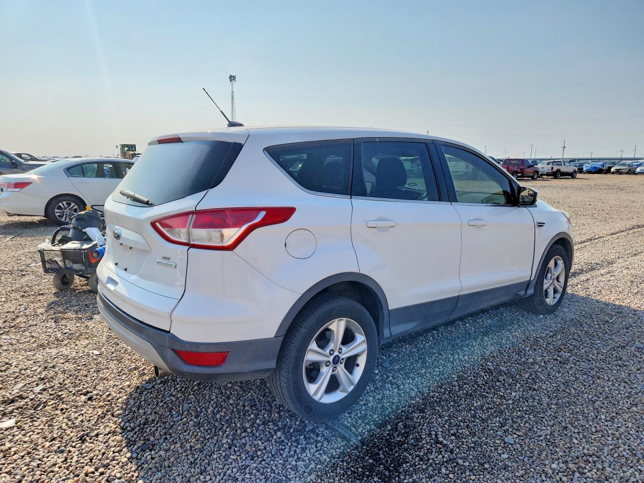2013 Ford Escape Se Белый vin: 1FMCU0GX0DUC59246