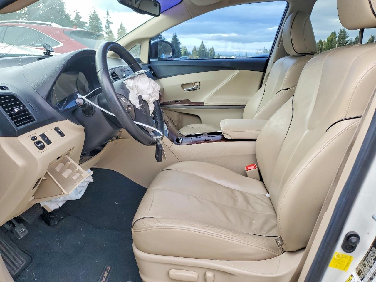 2012 Toyota Venza Xle White vin: 4T3BK3BB1CU068116