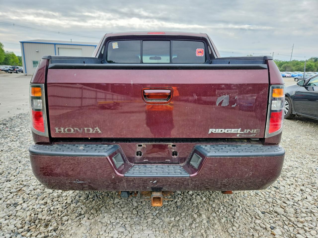 2008 Honda Ridgeline Rts Maroon vin: 2HJYK16418H539159