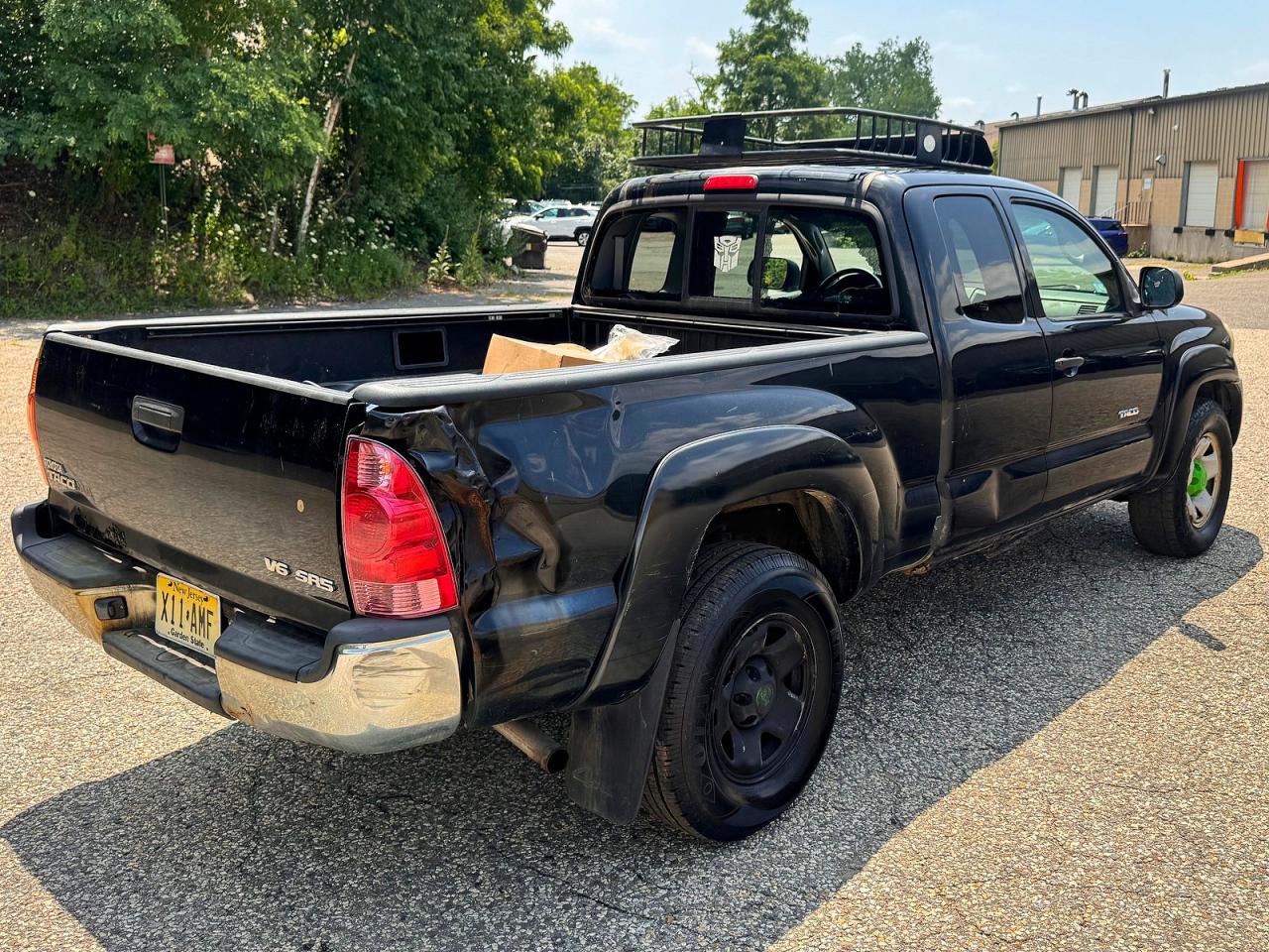 2007 Toyota Tacoma V6 Black vin: 5TEUU42N57Z410342