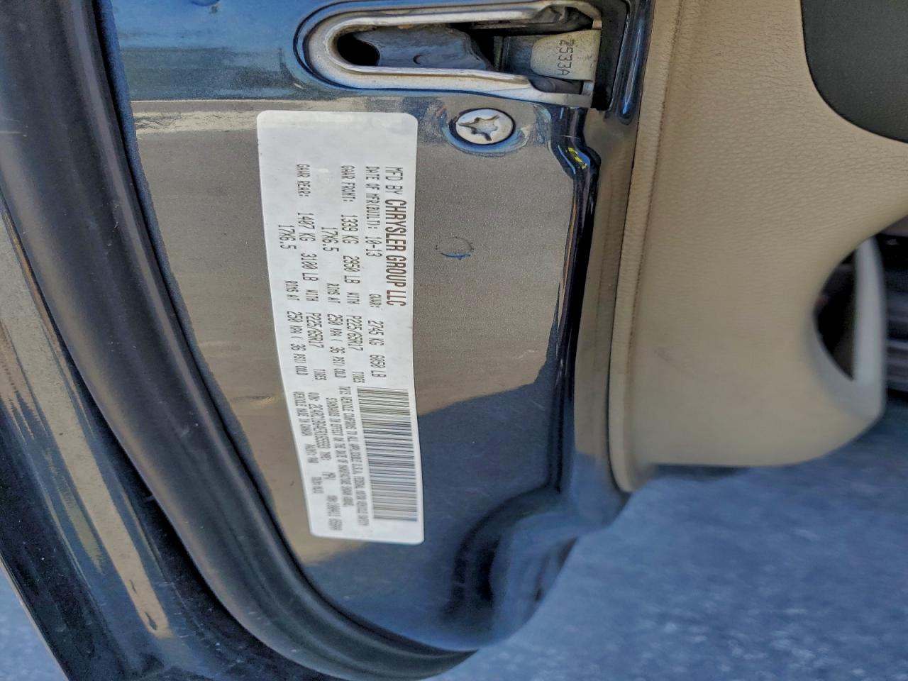 2014 Chrysler Town & Country Touring Blue vin: 2C4RC1BG4ER165593