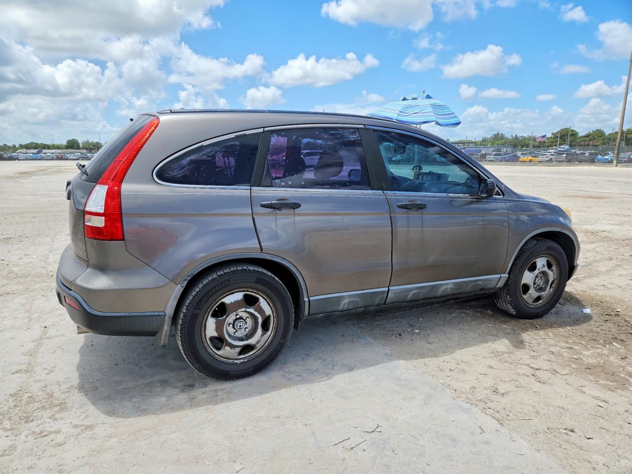 2009 Honda Cr-v Lx Gray vin: 5J6RE38369L005055