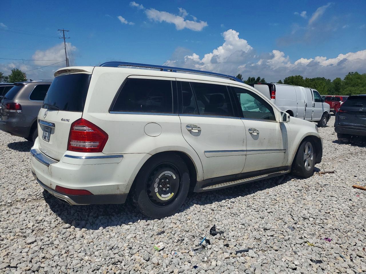 2012 Mercedes-benz Gl 450 4matic White vin: 4JGBF7BE3CA794656