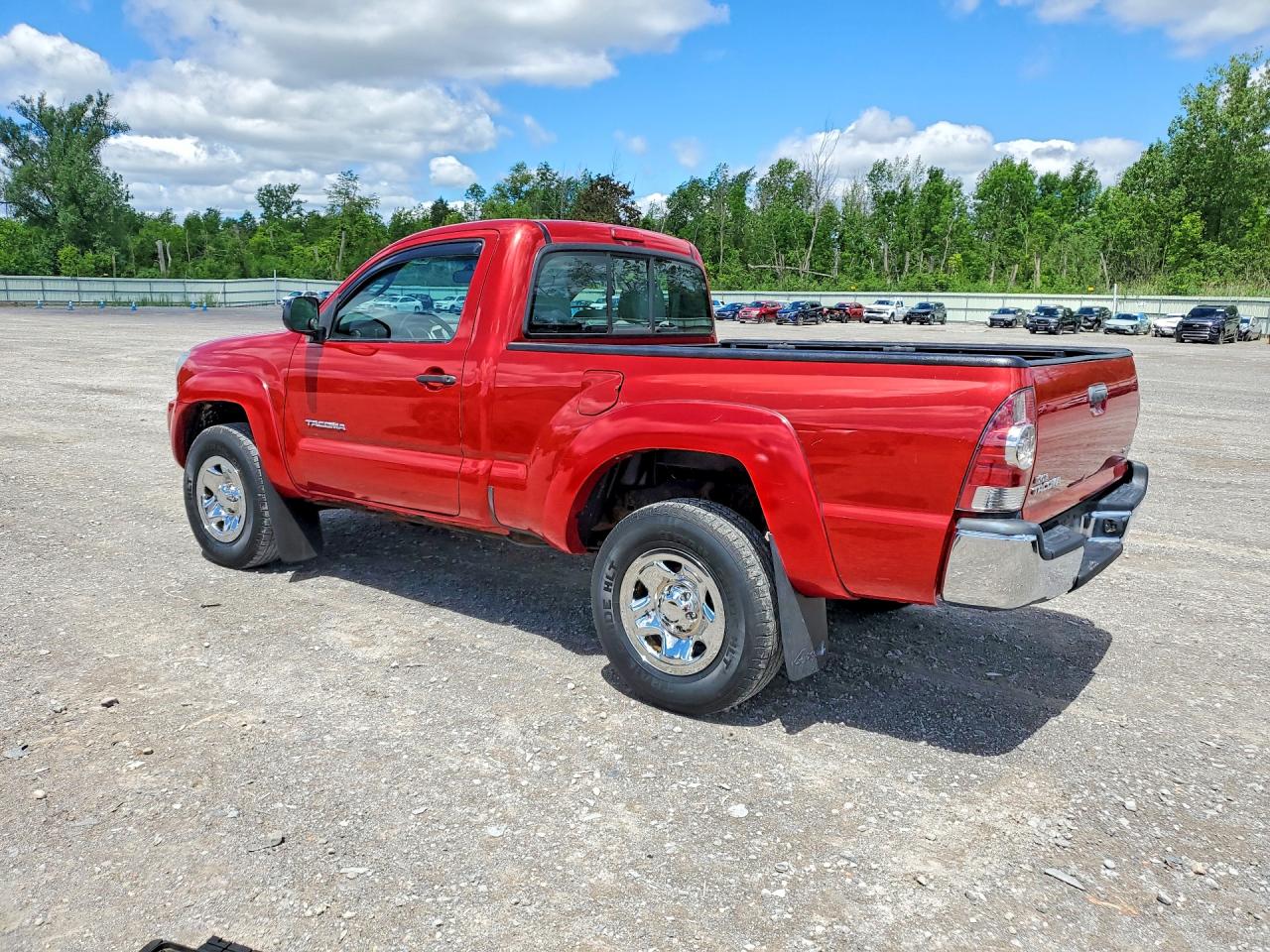 2009 Toyota Tacoma Base Red vin: 5TEPX42N29Z614782