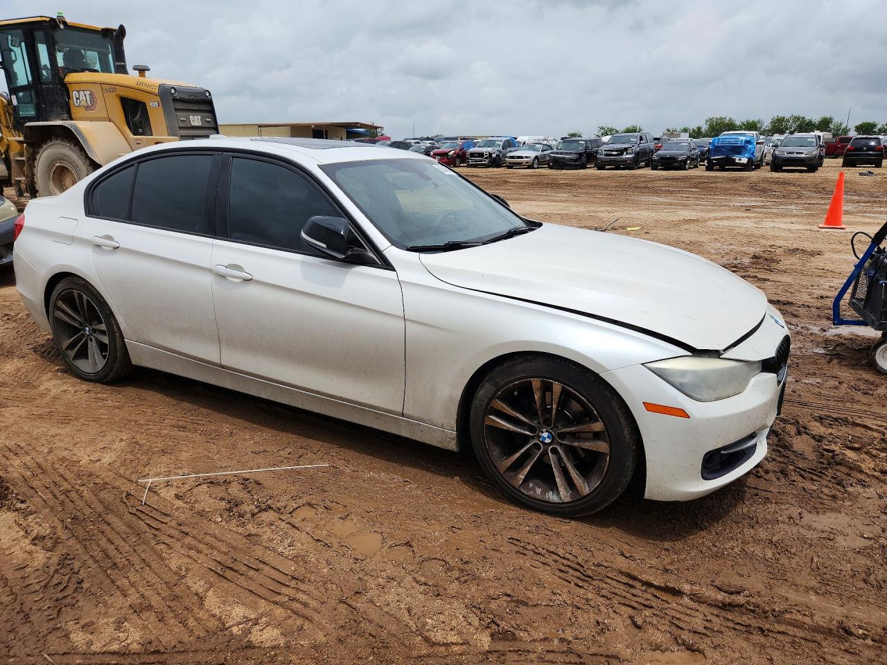 2013 Bmw 328 I White vin: WBA3A5C52DF351944