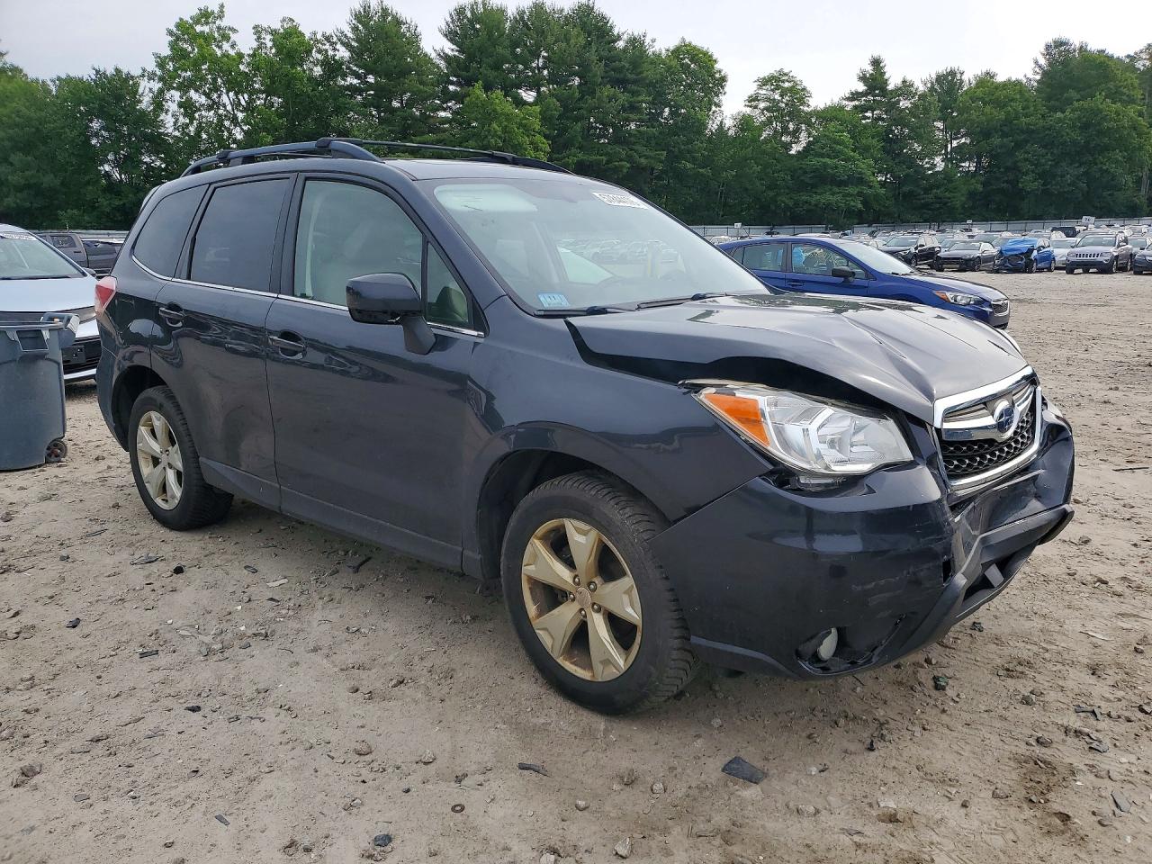 2015 Subaru Forester 2.5i Limited Gray vin: JF2SJAHC5FH822704