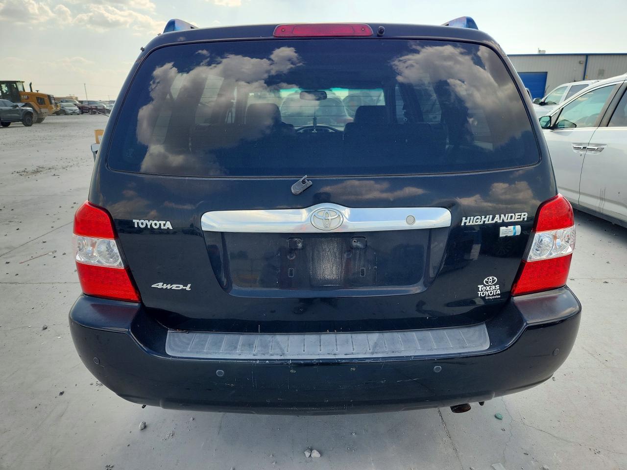 2006 Toyota Highlander Hybrid Black vin: JTEEW21A260021976