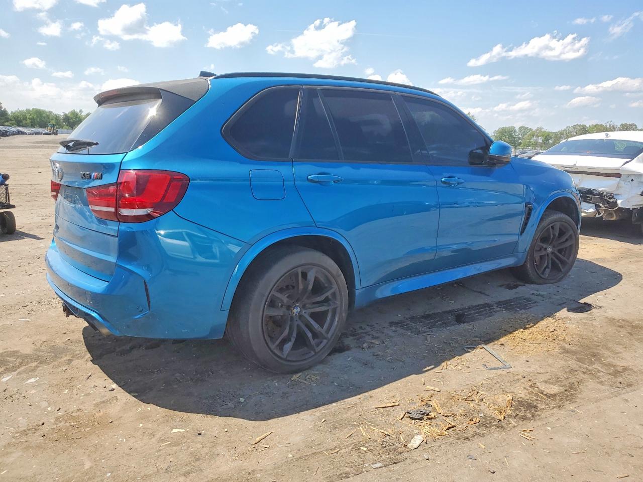 2015 Bmw X5 M Blue vin: 5YMKT6C56F0C89401