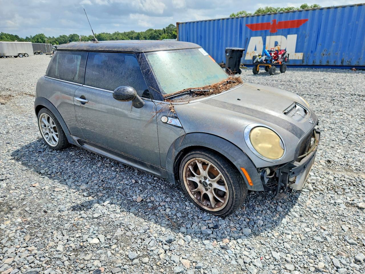 2010 Mini Cooper S Gray vin: WMWMF7C56ATX42433