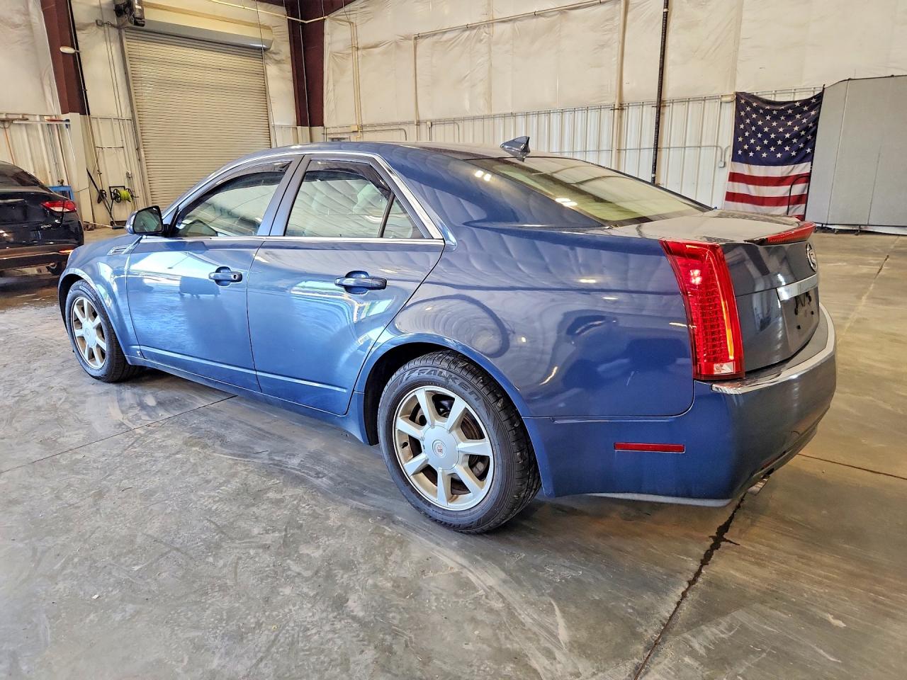 2009 Cadillac Cts Blue vin: 1G6DG577X90166300