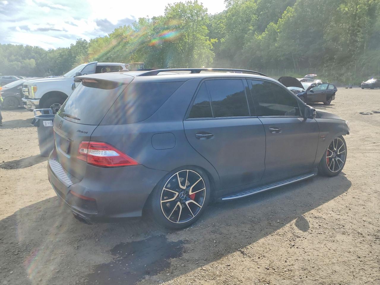 2015 Mercedes-benz Ml 63 Amg Charcoal vin: 4JGDA7EB5FA572696