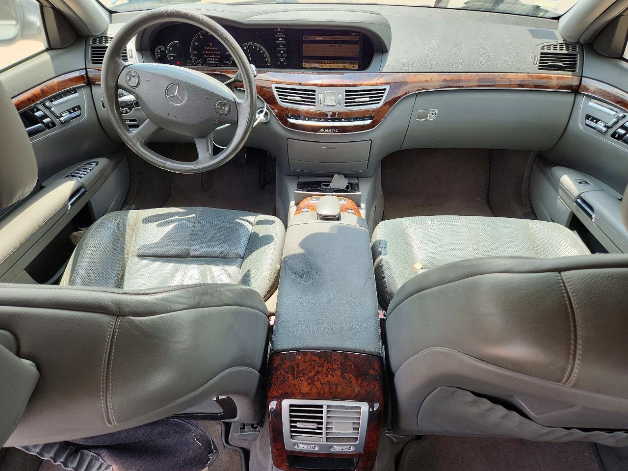 2007 Mercedes-benz S 550 4matic Silver vin: WDDNG86XX7A109998