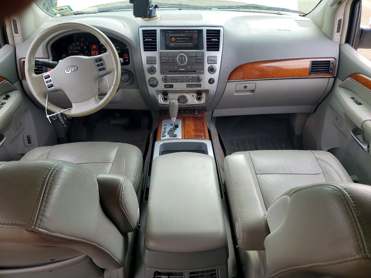 2010 Infiniti Qx56 Base White vin: 5N3ZA0NE5AN909027