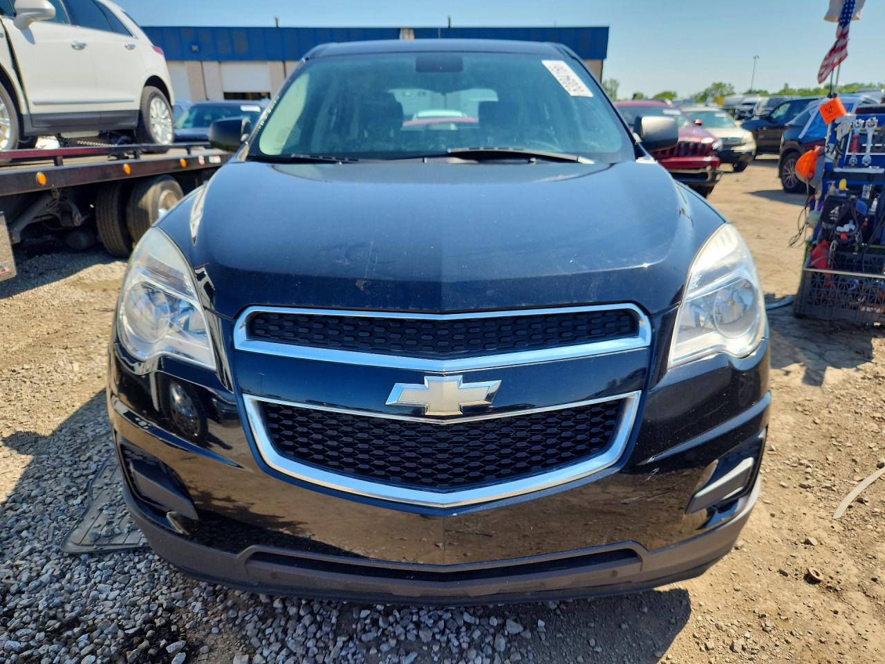 2012 Chevrolet Equinox Ls Black vin: 2GNALBEK4C1107764