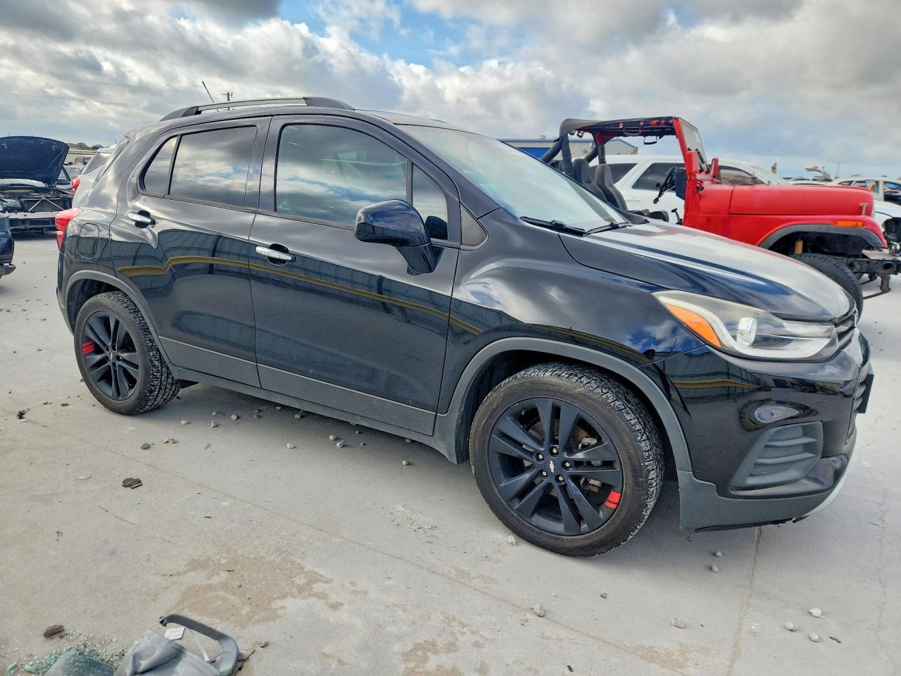 2018 Chevrolet Trax 1lt Black vin: 3GNCJLSB6JL333518