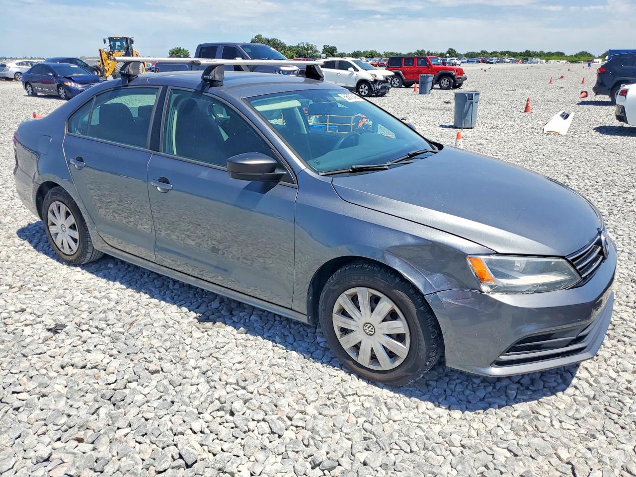 2016 Volkswagen Jetta S Серый vin: 3VW267AJ4GM219975
