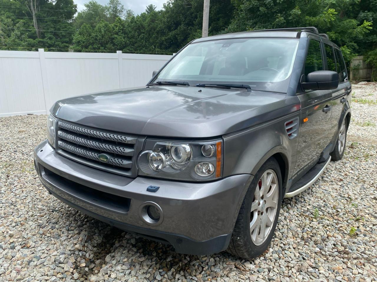 2007 Land Rover Range Rover Sport Hse Gray vin: SALSK25487A988846
