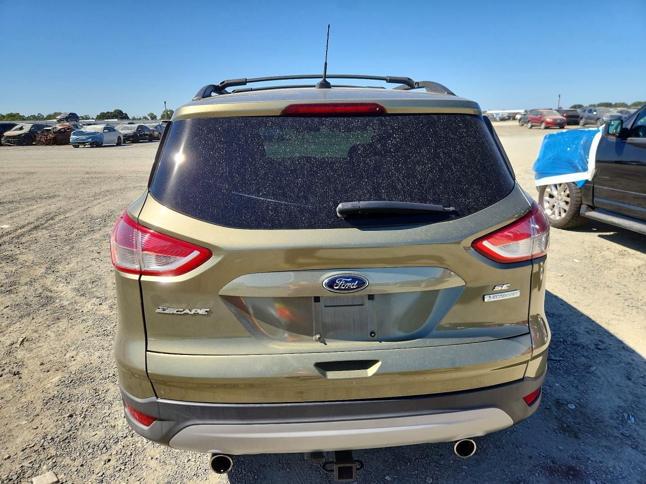 2013 Ford Escape Se Green vin: 1FMCU0GX8DUB15654