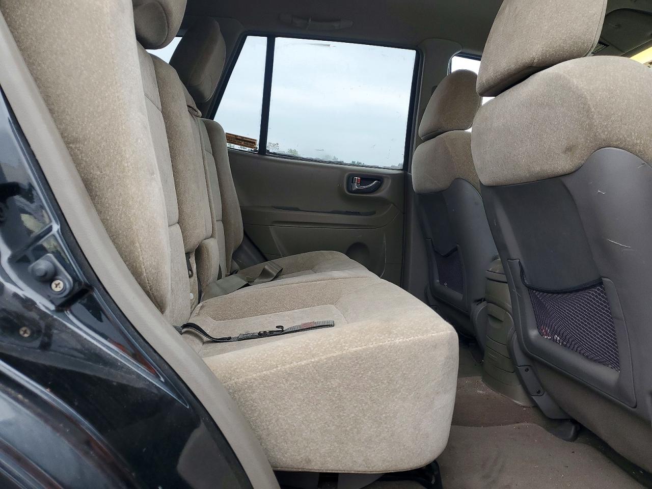 2004 Hyundai Santa Fe Gls Black vin: KM8SC73E44U768395
