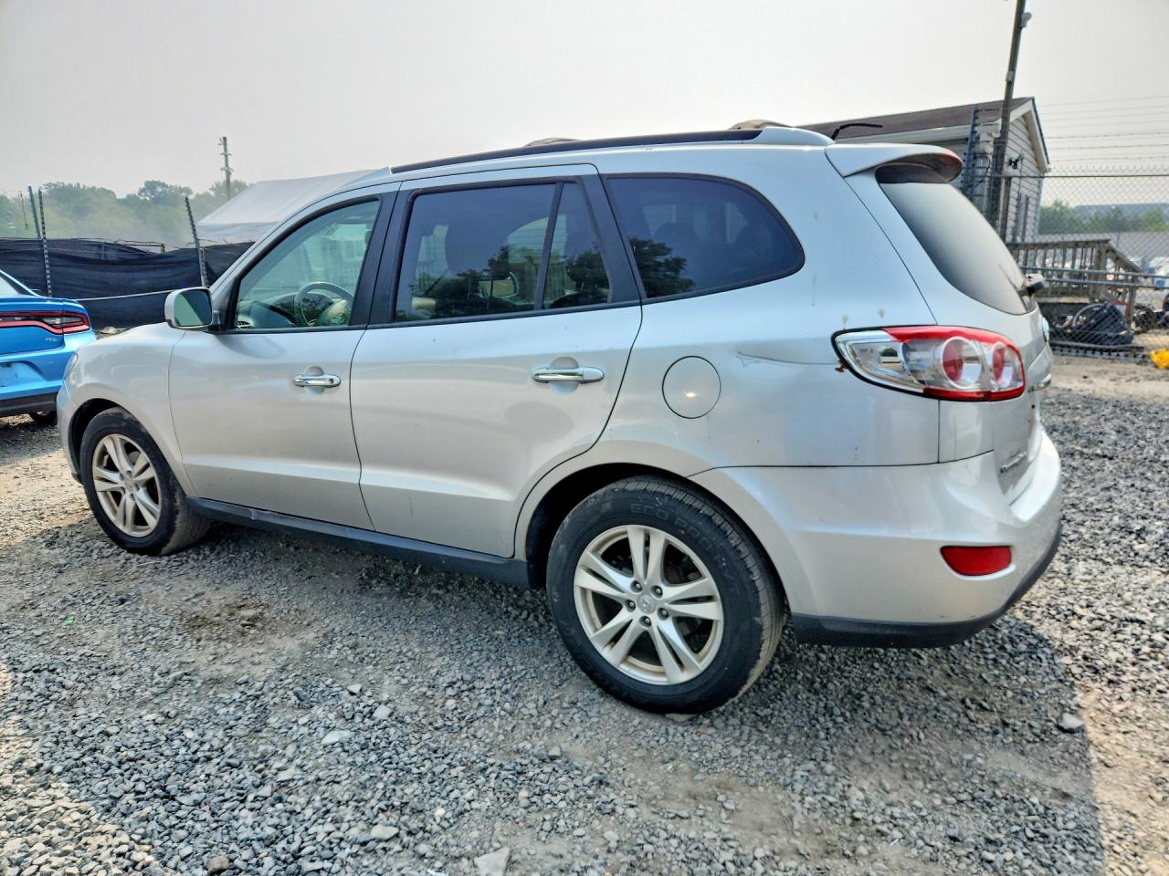2012 Hyundai Santa Fe Limited Silver vin: 5XYZK3AB1CG112386