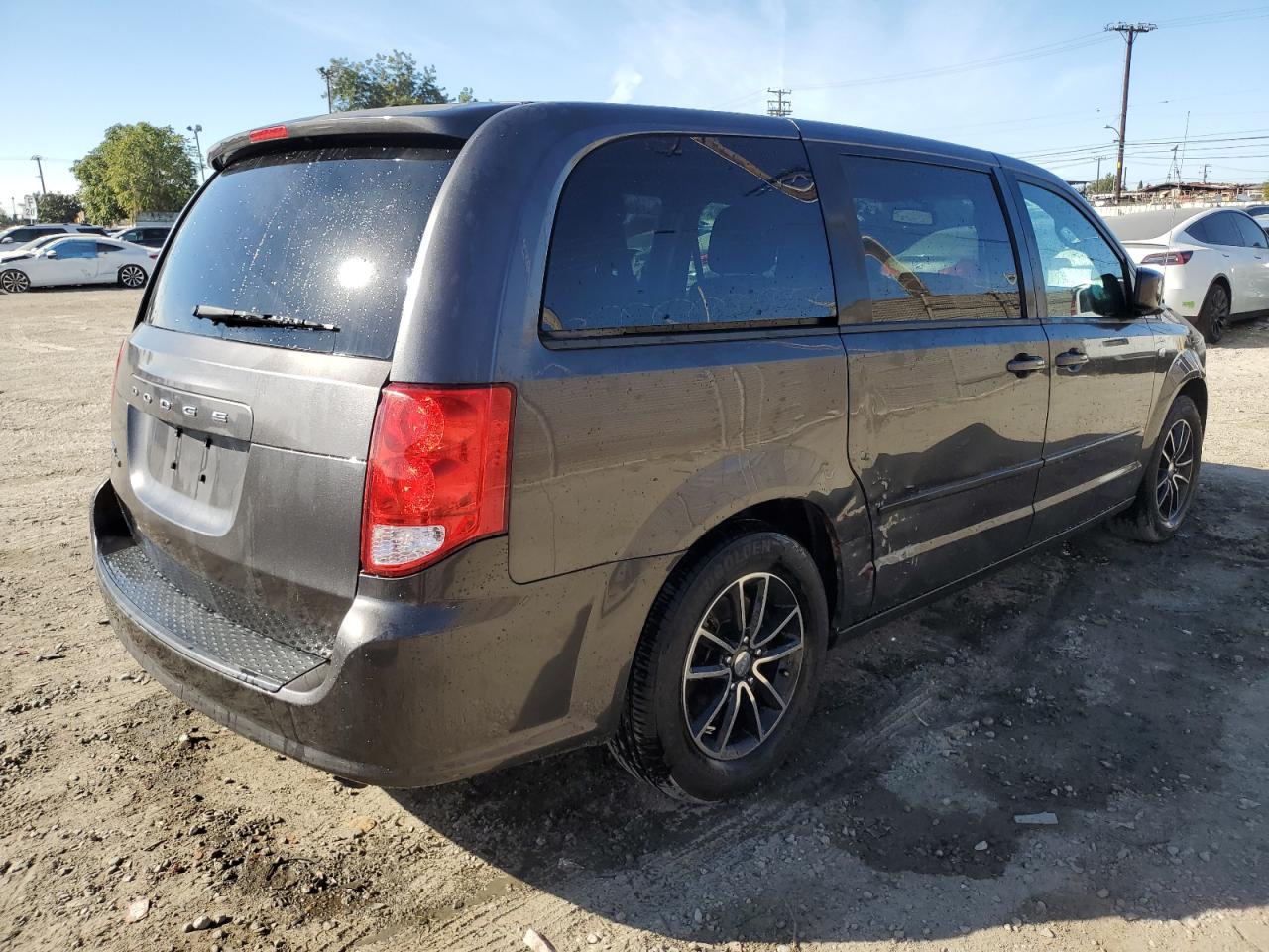 2014 Dodge Grand Caravan Se Gray vin: 2C4RDGBG6ER404920