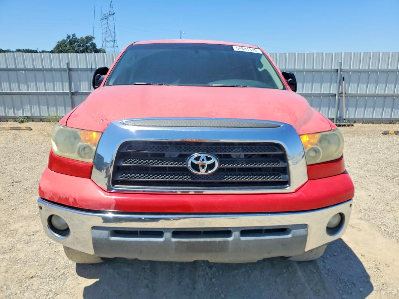 2007 Toyota Tundra Crewmax Sr5 Red vin: 5TBDV54167S471329