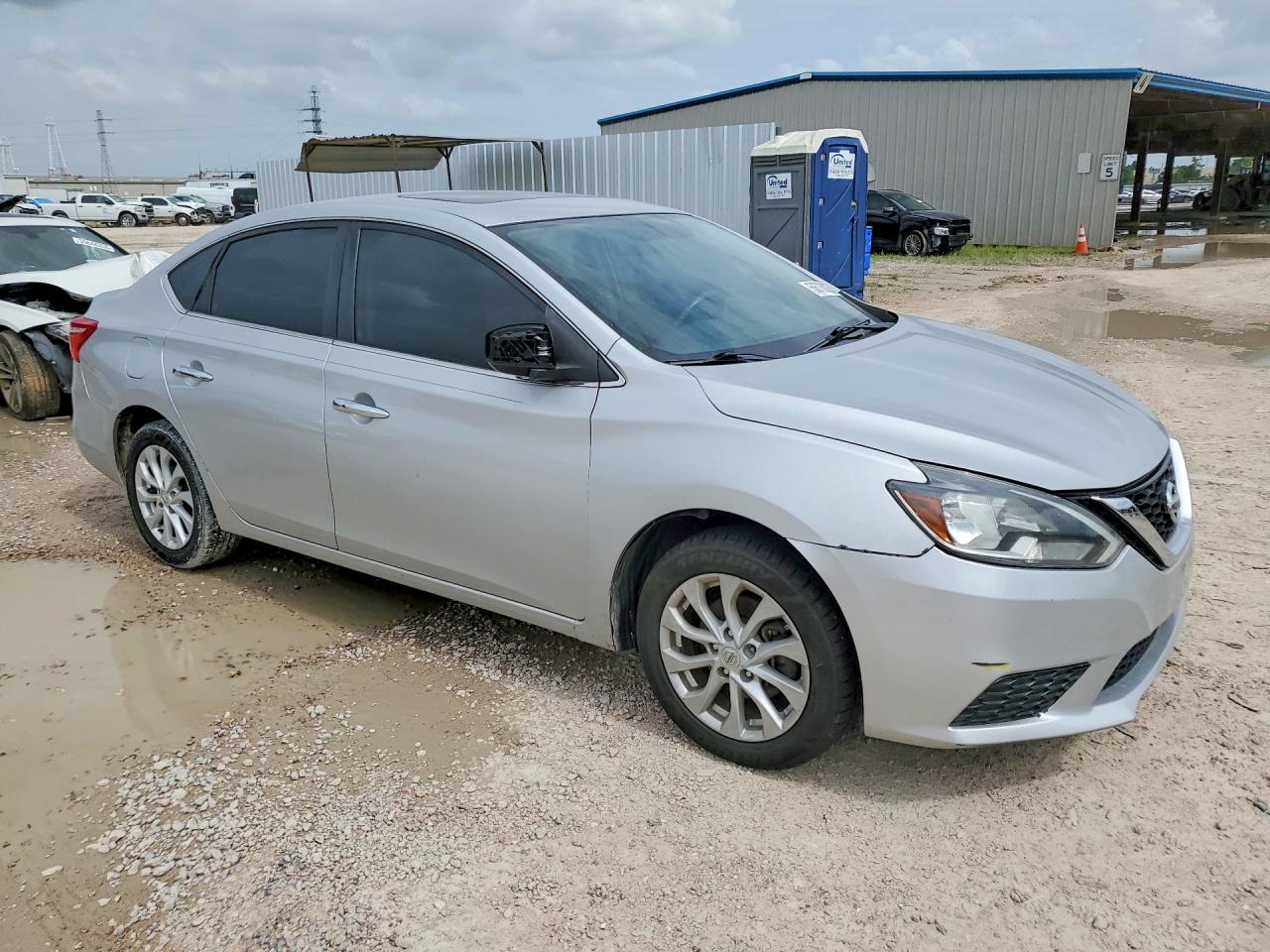 2017 Nissan Sentra Sv Silver vin: 3N1AB7AP5HY397793