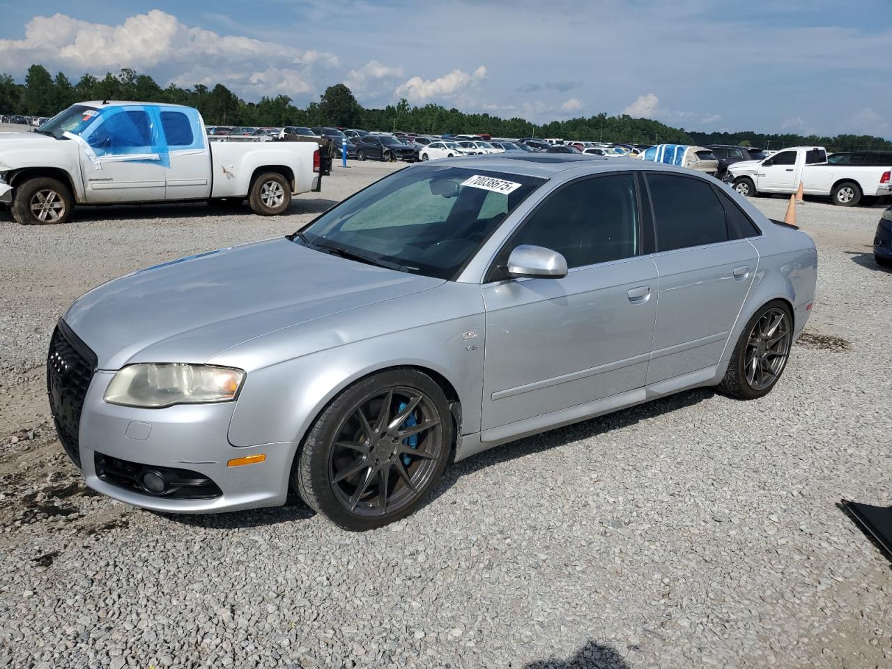 2007 Audi New S4 Quattro   Серебряный vin: WAUGL78E57A202283