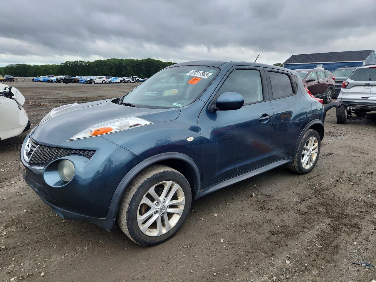 2011 Nissan Juke S Синий vin: JN8AF5MV6BT017428